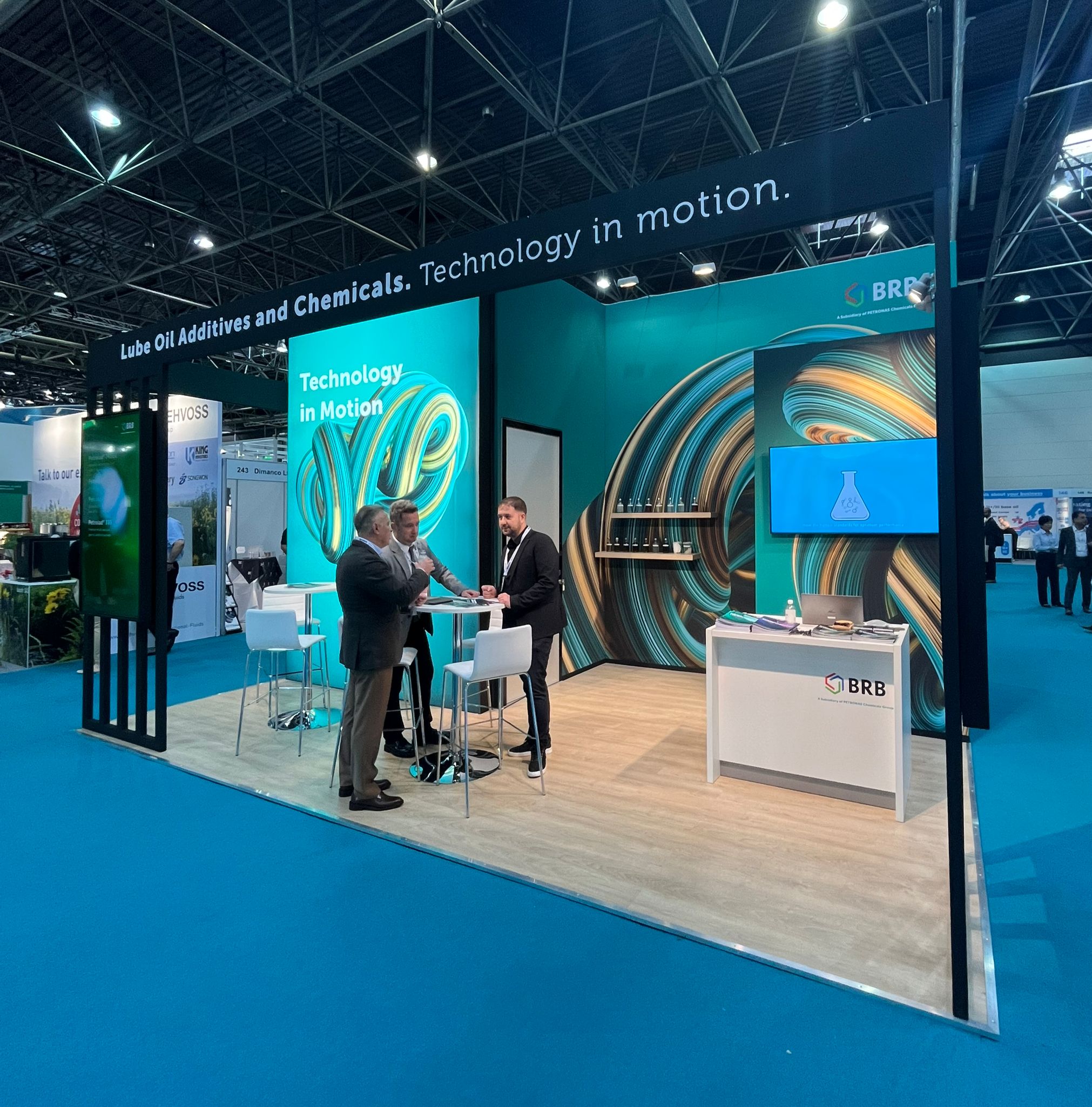 BRB exhibiting at the Lubricant Expo in Dusseldorf