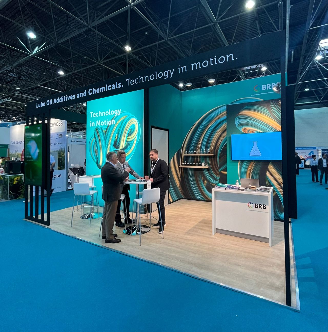 BRB exhibiting at the Lubricant Expo in Dusseldorf