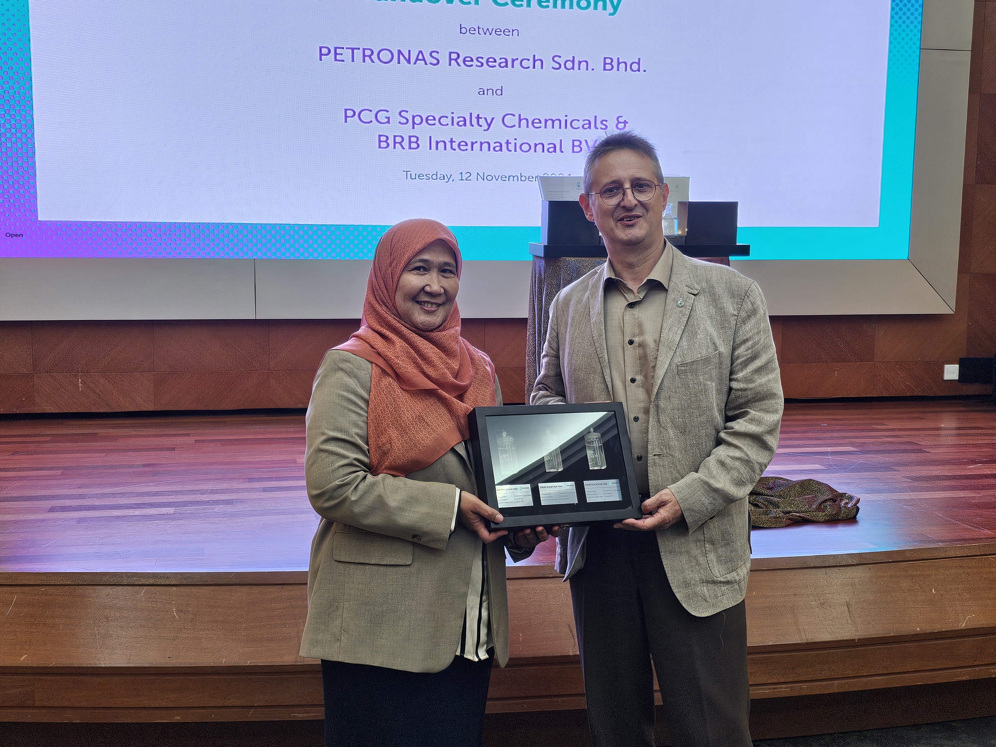 Official Emfinity CGSA 200B Sample Handover Ceremony